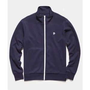 NEW Flint Park Mens Court Tennis Full Zip Jacket Embroidered Logo Size Large